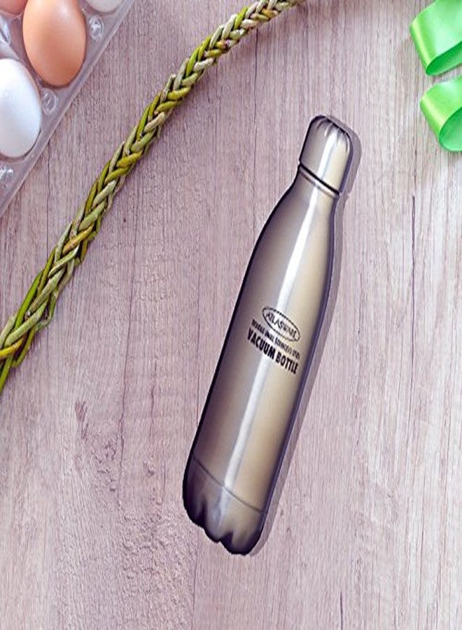 Atlasware Made in India Stainless Steel Grey Vacuum Water Bottle, 750 ML| Tea Thermos| BPA-Free |Double Wall Vacuum Flasks, Leakproof Bottle |3 to 4 Cups Capacity| Color: Grey - Image 5